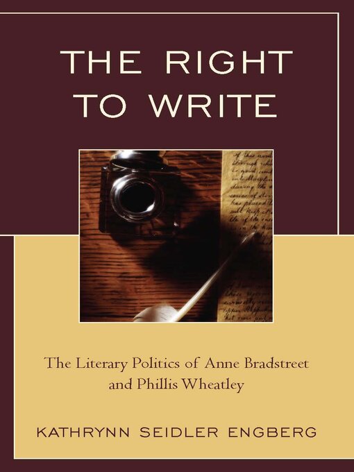 Cover image for The Right to Write